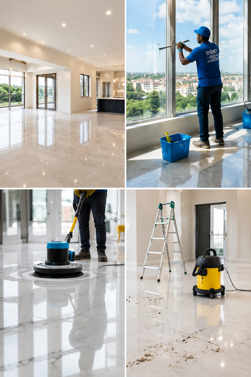 Professional after-construction cleaning