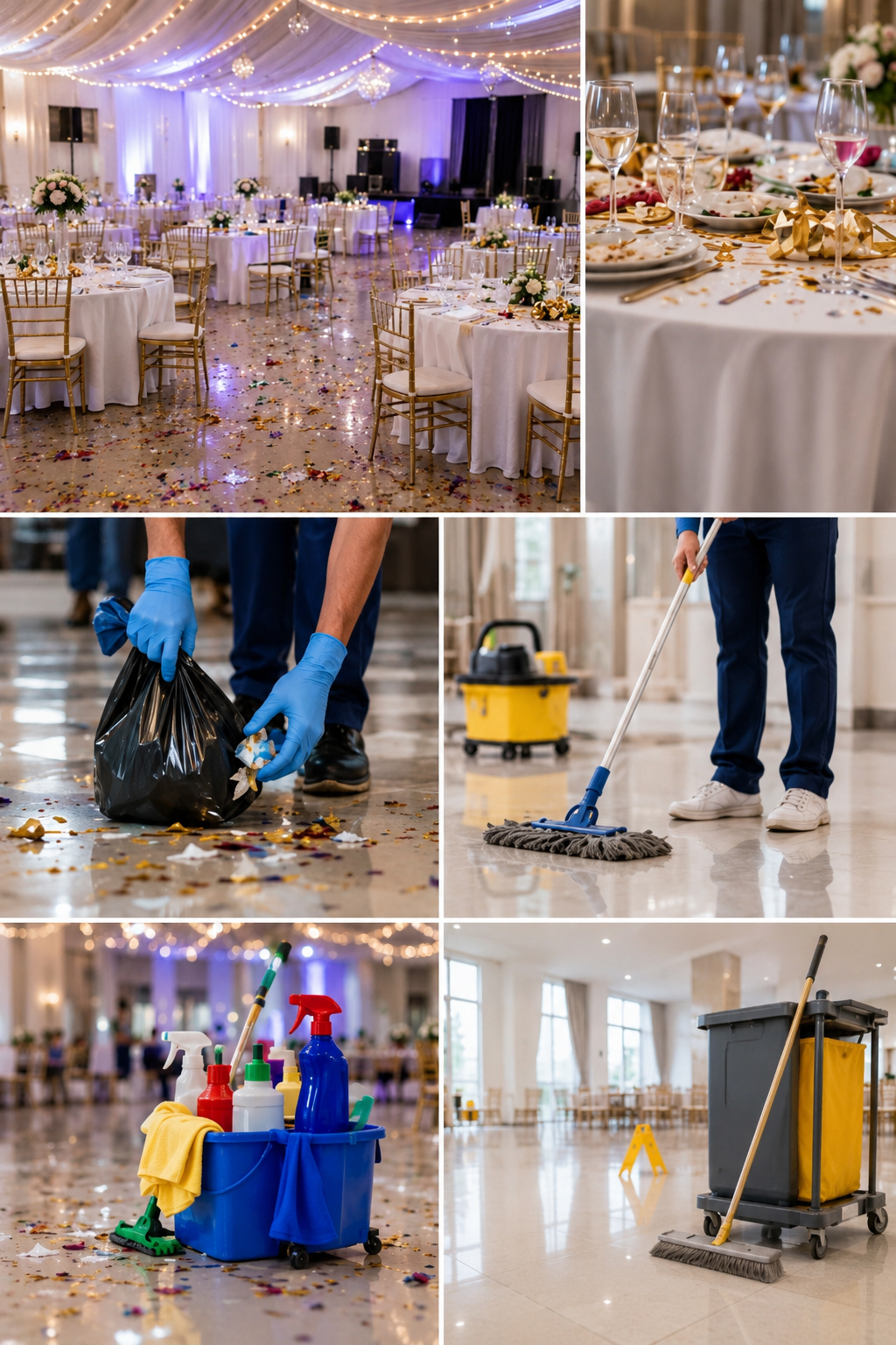Professional after-function cleaning